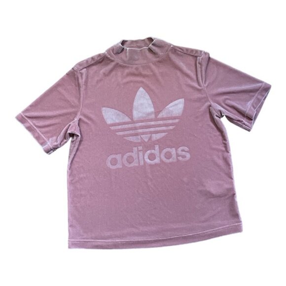 Adidas velvet material top size Large - Picture 6 of 11
